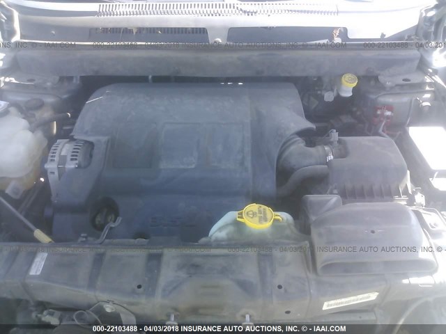 3D4GG57V99T230597 - 2009 DODGE JOURNEY SXT GRAY photo 10