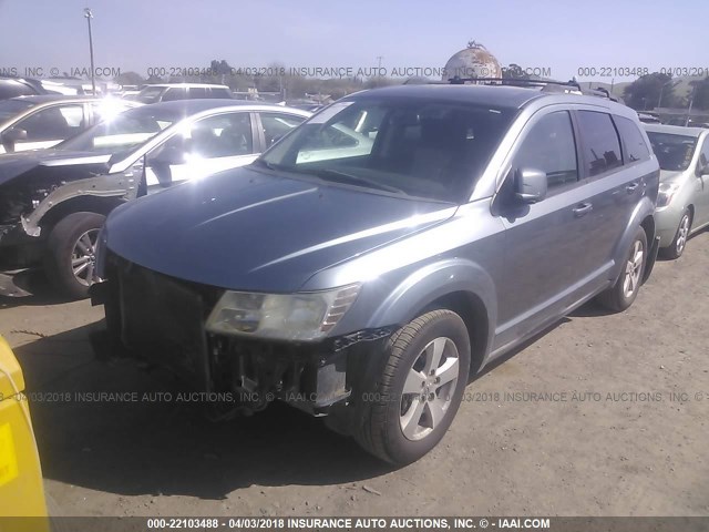 3D4GG57V99T230597 - 2009 DODGE JOURNEY SXT GRAY photo 2