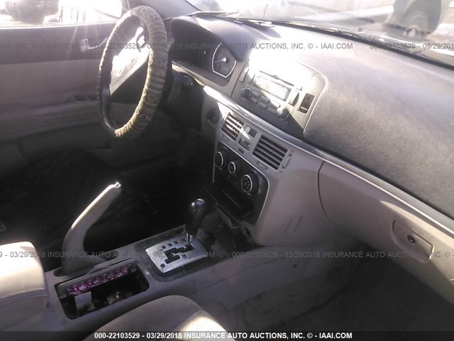 5NPEU46F56H021192 - 2006 HYUNDAI SONATA GLS/LX BLACK photo 5