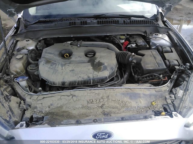 3FA6P0D93FR270546 - 2015 FORD FUSION TITANIUM SILVER photo 10