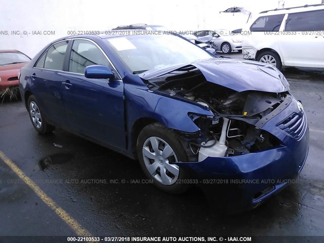 4T1BE46K57U018292 - 2007 TOYOTA CAMRY NEW GENERAT CE/LE/XLE/SE BLUE photo 1