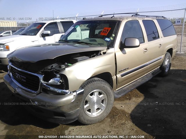 1GKEC16Z65J266069 - 2005 GMC YUKON XL C1500 GOLD photo 2