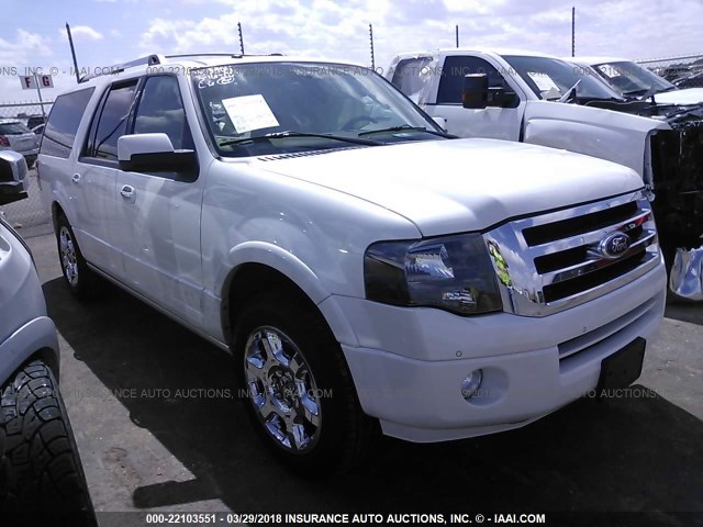 1FMJK1K52DEF36689 - 2013 FORD EXPEDITION EL LIMITED WHITE photo 1