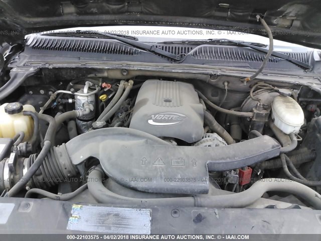 1GYEC63T83R157534 - 2003 CADILLAC ESCALADE LUXURY შავი ფოტო 10