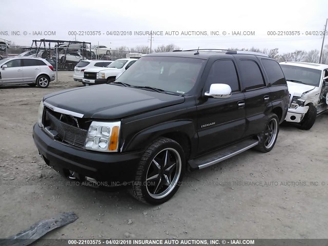 1GYEC63T83R157534 - 2003 CADILLAC ESCALADE LUXURY შავი ფოტო 2