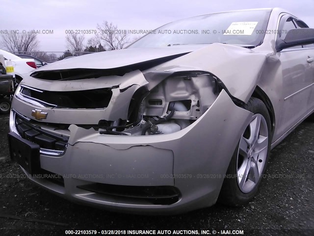 1G1ZB5E00CF278348 - 2012 CHEVROLET MALIBU LS 金色 照片 6