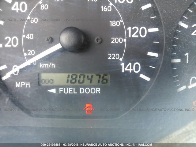 4T1BG22K41U819601 - 2001 TOYOTA CAMRY CE/LE/XLE BLUE photo 7