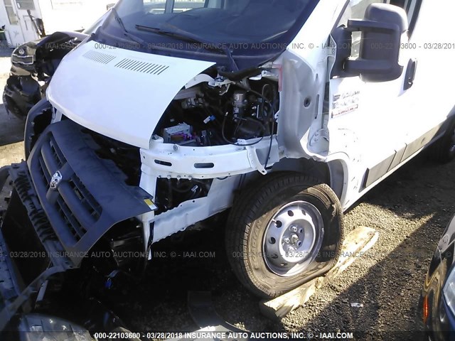 3C6TRVNGXHE523381 - 2017 RAM PROMASTER 1500 1500 STANDARD WHITE photo 6
