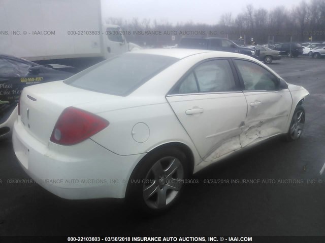 1G2ZG57B284220983 - 2008 PONTIAC G6 SE WHITE photo 4