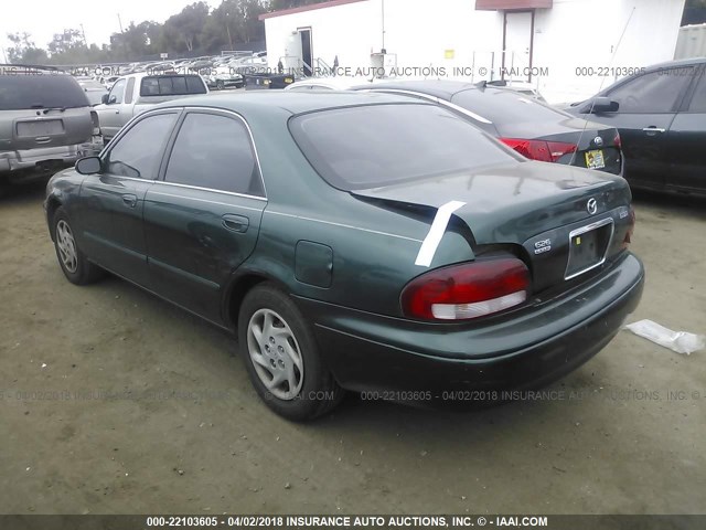 1YVGF22D3W5756484 - 1998 MAZDA 626 ES/LX GREEN photo 3