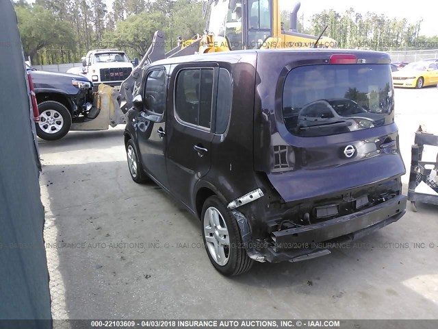 JN8AZ2KR5BT214215 - 2011 NISSAN CUBE S/SL/KROM PURPLE photo 3