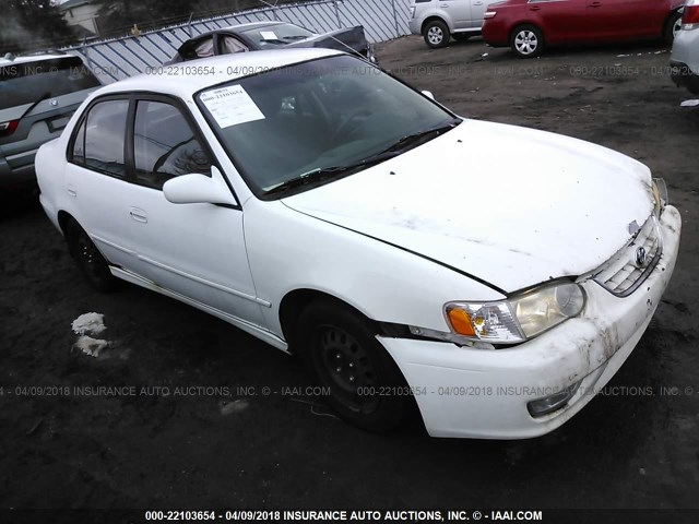 1NXBR12E92Z640390 - 2002 TOYOTA COROLLA CE/LE/S WHITE photo 1