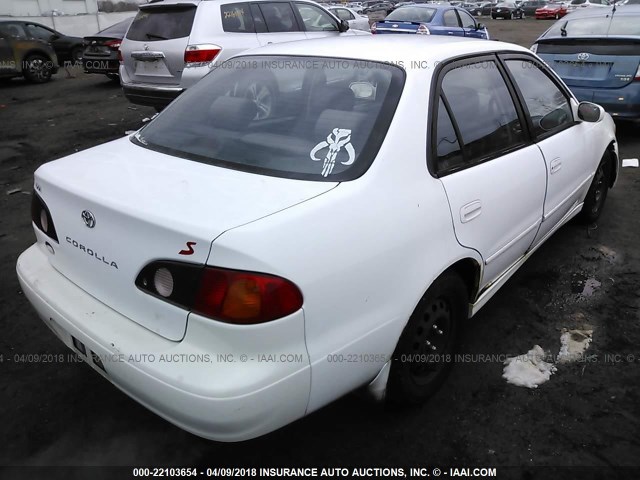 1NXBR12E92Z640390 - 2002 TOYOTA COROLLA CE/LE/S WHITE photo 4