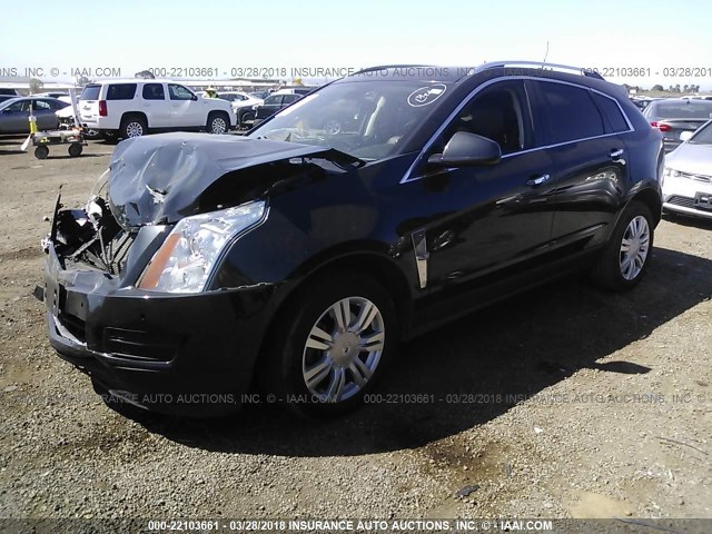 3GYFNAEYXBS673772 - 2011 CADILLAC SRX LUXURY COLLECTION BLACK photo 2