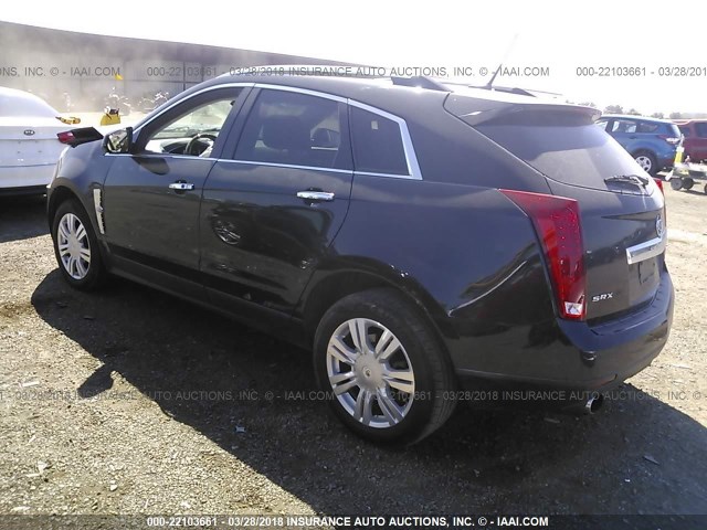 3GYFNAEYXBS673772 - 2011 CADILLAC SRX LUXURY COLLECTION BLACK photo 3