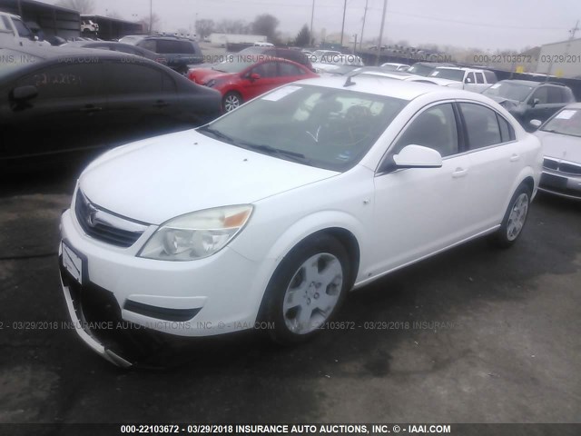 1G8ZS57B29F113958 - 2009 SATURN AURA XE WHITE photo 2