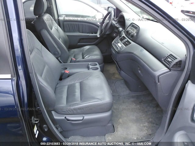 5FNRL38675B040335 - 2005 HONDA ODYSSEY EXL ლურჯი ფოტო 5