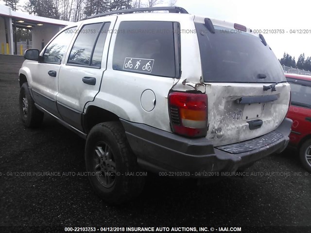 1J4GW48S84C131279 - 2004 JEEP GRAND CHEROKEE LAREDO/COLUMBIA/FREEDOM 白色 照片 3