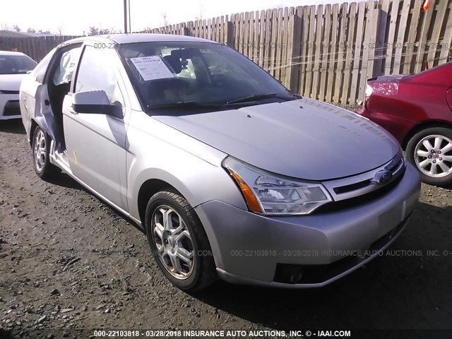 1FAHP36N79W218598 - 2009 FORD FOCUS SES SILVER photo 1