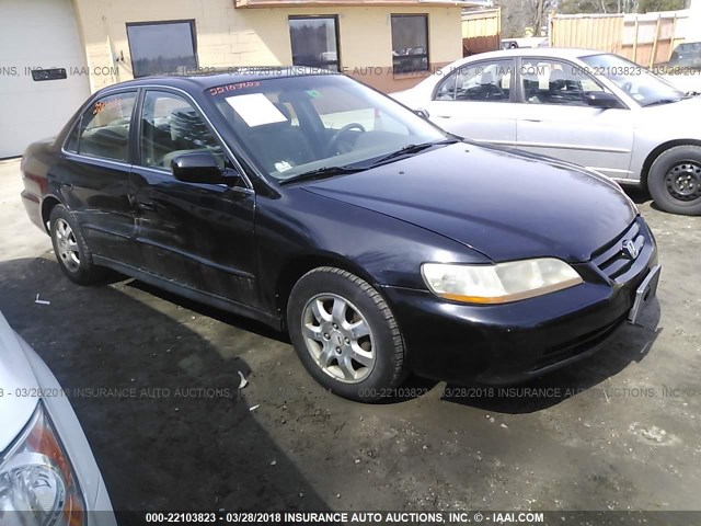 1HGCG66862A006795 - 2002 HONDA ACCORD EX/SE BLACK photo 1