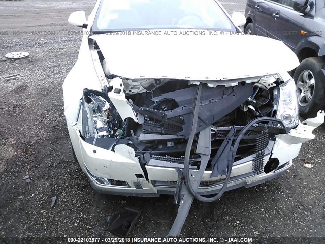 1G6DH577990106683 - 2009 CADILLAC CTS WHITE photo 6