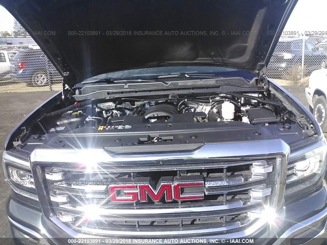 3GTU2NEJ2HG208768 - 2017 GMC SIERRA K1500 SLT GRAY photo 10