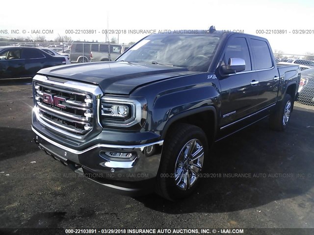 3GTU2NEJ2HG208768 - 2017 GMC SIERRA K1500 SLT GRAY photo 2