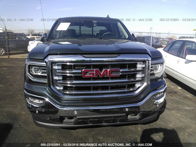 3GTU2NEJ2HG208768 - 2017 GMC SIERRA K1500 SLT GRAY photo 6