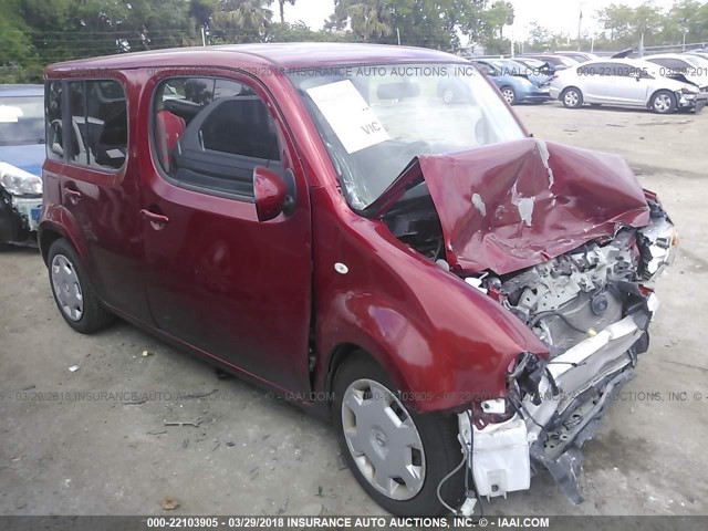 JN8AZ2KR9ET350111 - 2014 NISSAN CUBE S/SL RED photo 1