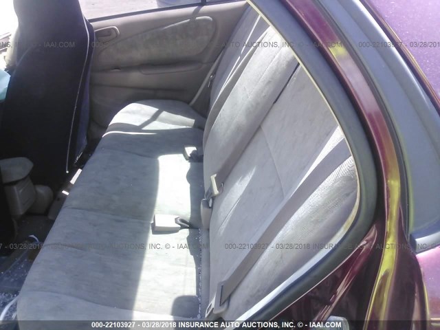 1NXBR18E3WZ011706 - 1998 TOYOTA COROLLA VE/CE/LE 栗色 照片 8