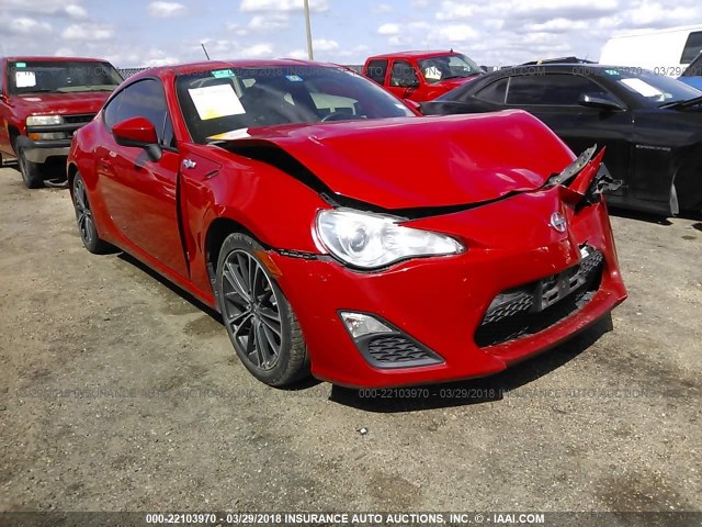 JF1ZNAA17D2713497 - 2013 TOYOTA SCION FR-S წითელი ფოტო 1
