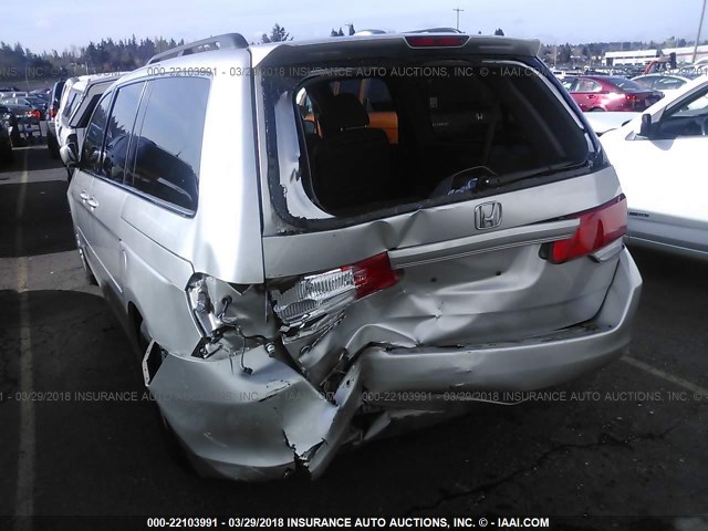 5FNRL38778B406016 - 2008 HONDA ODYSSEY EXL ვერცხლისფერი ფოტო 6