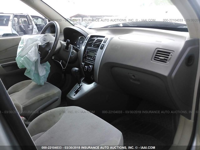 KM8JN12D66U442287 - 2006 HYUNDAI TUCSON GLS/LIMITED SILVER photo 5