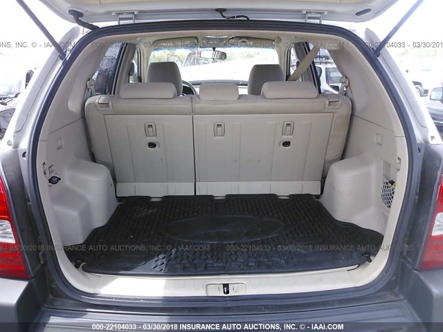 KM8JN12D66U442287 - 2006 HYUNDAI TUCSON GLS/LIMITED 银色 照片 8