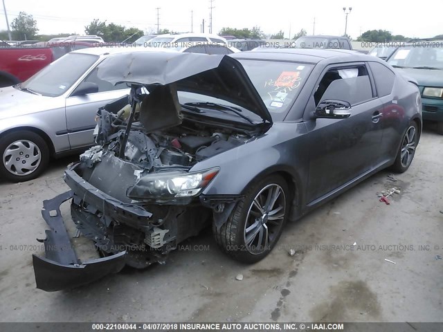 JTKJF5C77C3032786 - 2012 TOYOTA SCION TC 灰色 照片 2