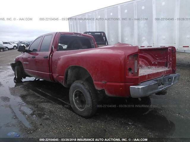 3D7MA48C44G161933 - 2004 DODGE RAM 3500 ST/SLT RED photo 3