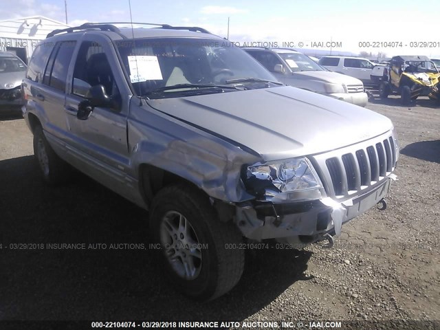 1J4GW58N6YC308790 - 2000 JEEP GRAND CHEROKEE LIMITED SILVER photo 6