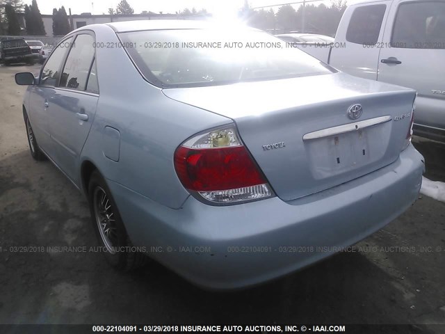 4T1BE32K56U711569 - 2006 TOYOTA CAMRY LE/XLE/SE Light Blue photo 3