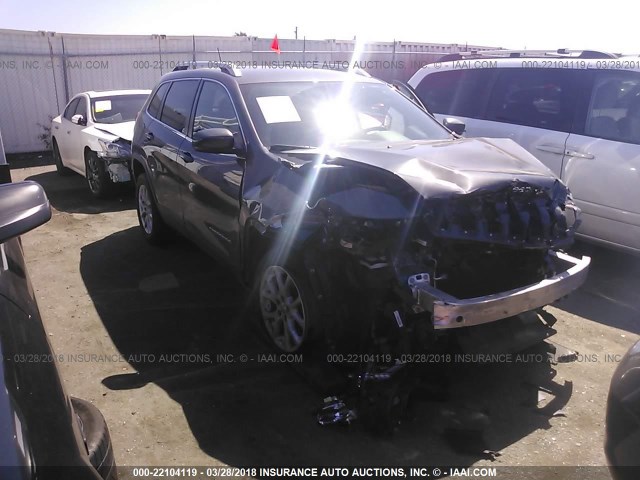 1C4PJLCB3FW782455 - 2015 JEEP CHEROKEE LATITUDE GRAY photo 1