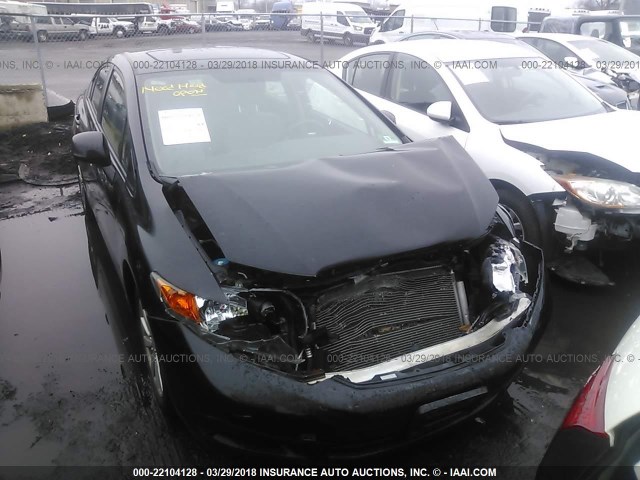 2HGFB2F94CH537820 - 2012 HONDA CIVIC EXL BLACK photo 6