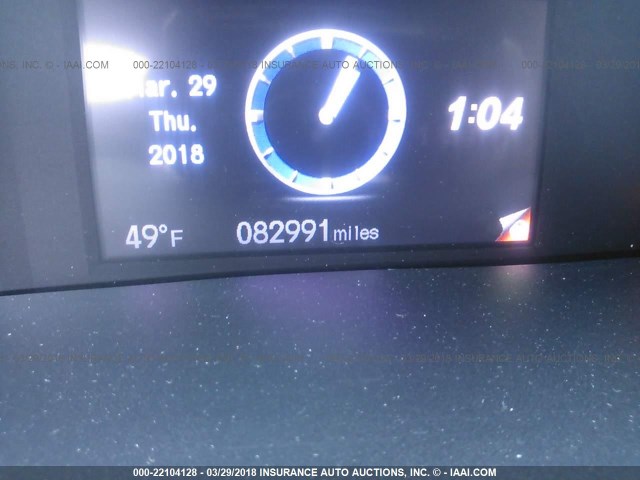 2HGFB2F94CH537820 - 2012 HONDA CIVIC EXL BLACK photo 7