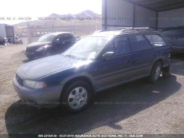 4S3BG6851X7619134 - 1999 SUBARU LEGACY OUTBACK/SSV/LIMITED/30TH BLUE photo 2