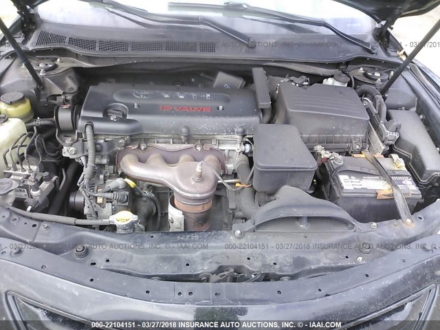 4T1BE46K19U383166 - 2009 TOYOTA CAMRY SE/LE/XLE BLACK photo 10