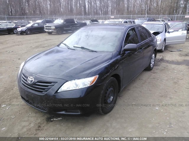 4T1BE46K19U383166 - 2009 TOYOTA CAMRY SE/LE/XLE BLACK photo 2