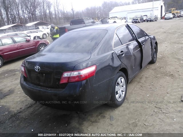 4T1BE46K19U383166 - 2009 TOYOTA CAMRY SE/LE/XLE BLACK photo 4