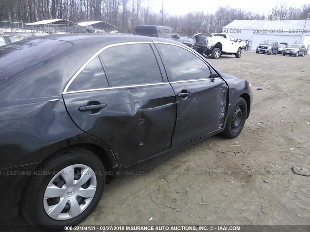 4T1BE46K19U383166 - 2009 TOYOTA CAMRY SE/LE/XLE BLACK photo 6
