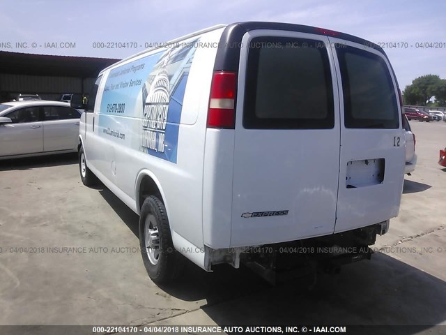 1GCGG29K291141928 - 2009 CHEVROLET EXPRESS G2500  WHITE photo 3