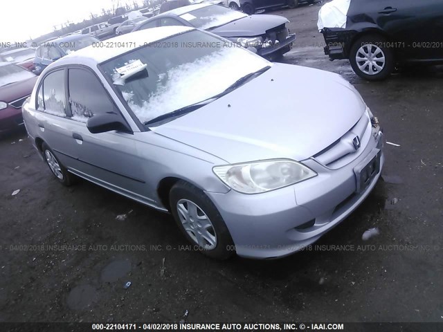 2HGES16395H571627 - 2005 HONDA CIVIC DX VP 银色 照片 1