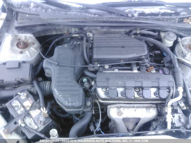 2HGES16395H571627 - 2005 HONDA CIVIC DX VP 银色 照片 10