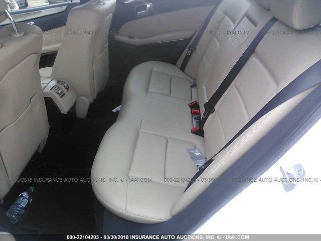 WDDHF8HB4AA259680 - 2010 MERCEDES-BENZ E 350 4MATIC WHITE photo 8